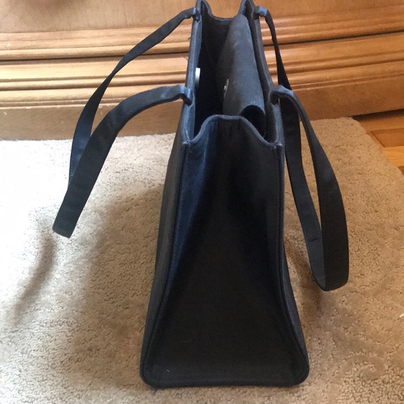 Kate Spade Black Structured Tote Bag with Handles - Picture 4 of 4